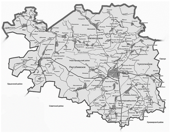 Карта куженерского района республики марий